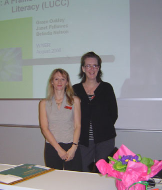 Photo: Grace Oakley and Janet Fellowes