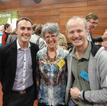 Photo: Brad Gobby, Eve Ruddock and Ian Gaynor