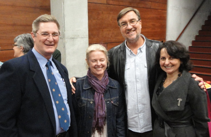 Photo: Chris Hackett, Anne Coffey, Richard Berlach and Angela Evangelinou-Yiannakis
